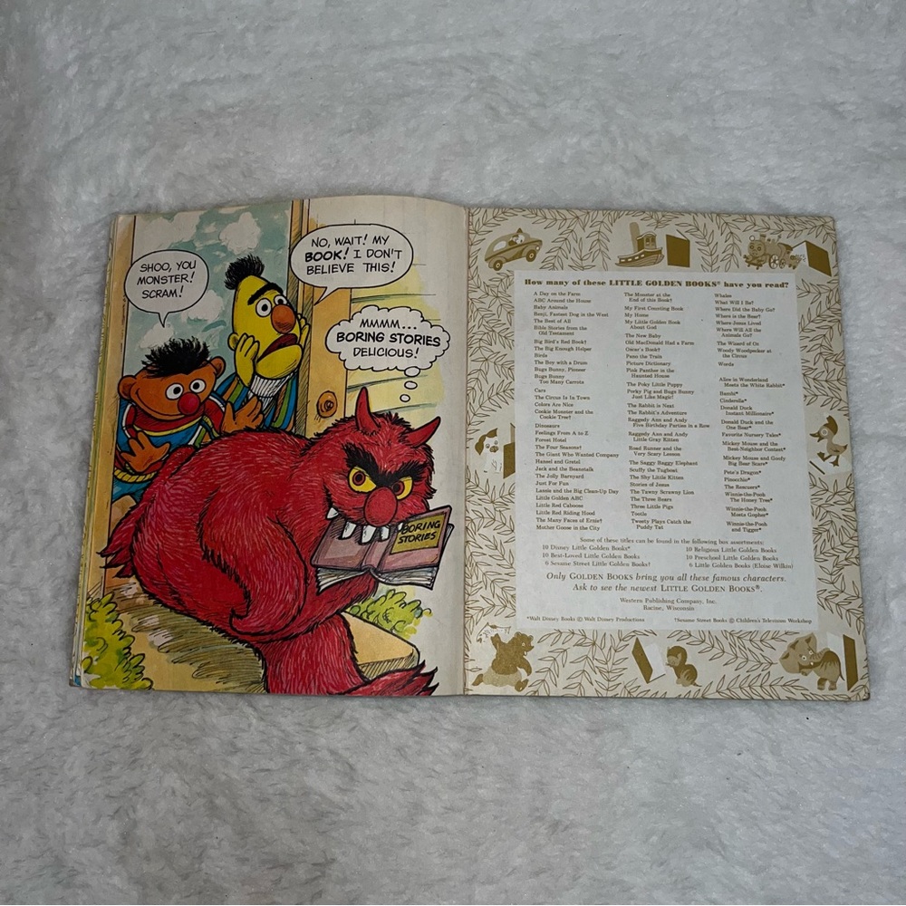 The Many Faces of Ernie Sesame Street a Little Golden Book - Picture 7 of 7